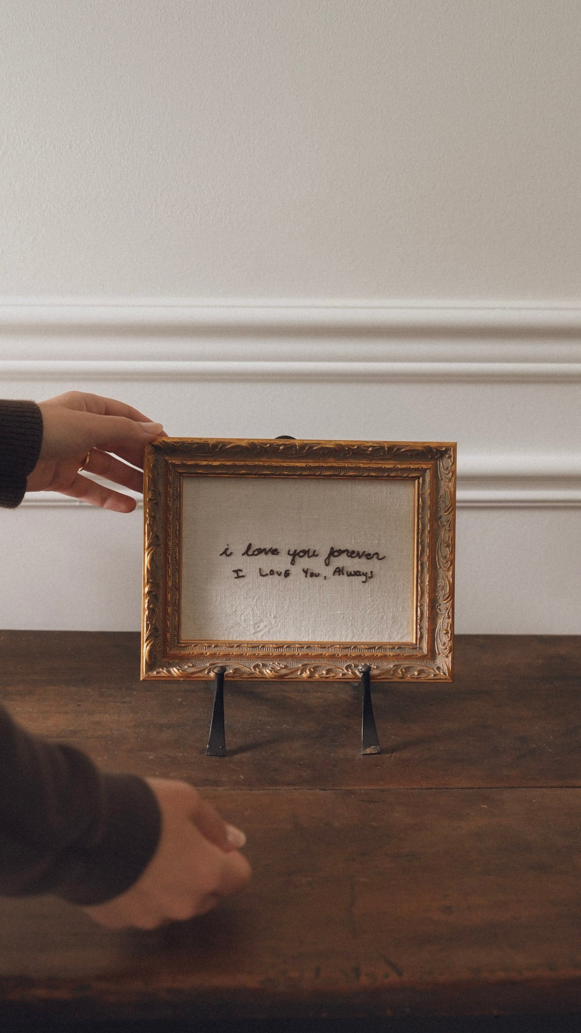 Handwriting Embroidery