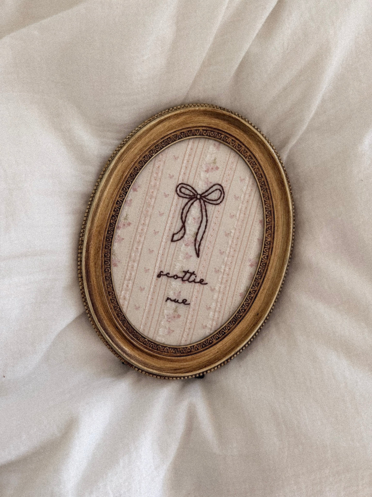 Name Embroidery Keepsake